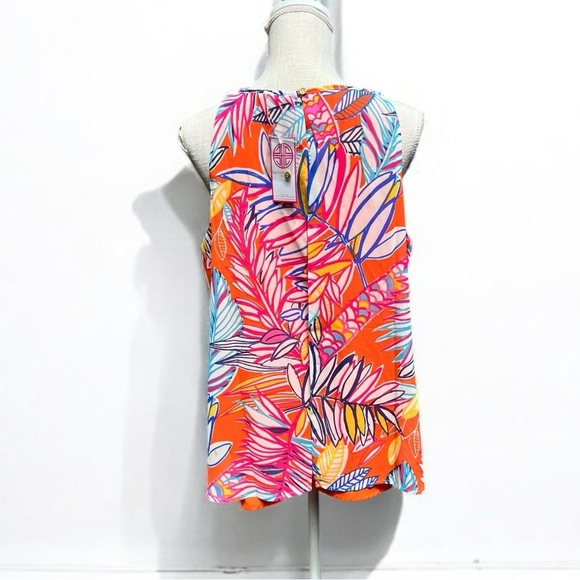 🌻NEW w.tags Buckhead Betties “Why Kiki” Ada Fly Away Back Blouse Size Large - Picture 7 of 13